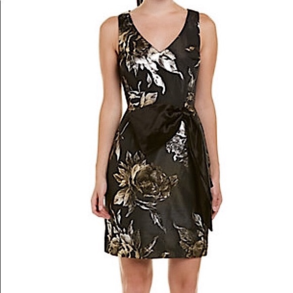 Trina Turk Dresses & Skirts - NWT Trina Turk Metallic Floral Print Jacquard Cocktail Dress 8
